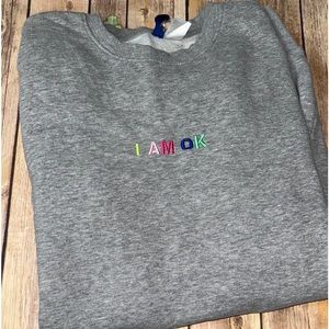 Divided Gray Sweatshirt, Size XS